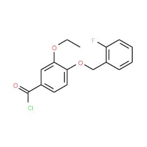 3-ethoxy-4-[(2-fluorobenzyl)oxy]benzoyl chloride