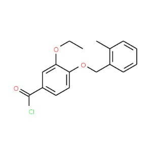 3-ethoxy-4-[(2-methylbenzyl)oxy]benzoyl chloride