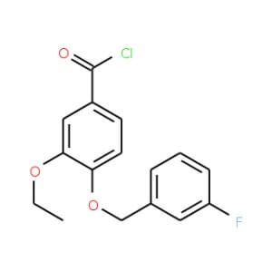 3-ethoxy-4-[(3-fluorobenzyl)oxy]benzoyl chloride