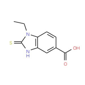 1-ethyl-2-mercapto-1H-benzimidazole-5-carboxylic acid