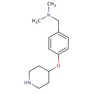 N,N-Dimethyl[4-(4-piperidinyloxy)phenyl]-methanamine