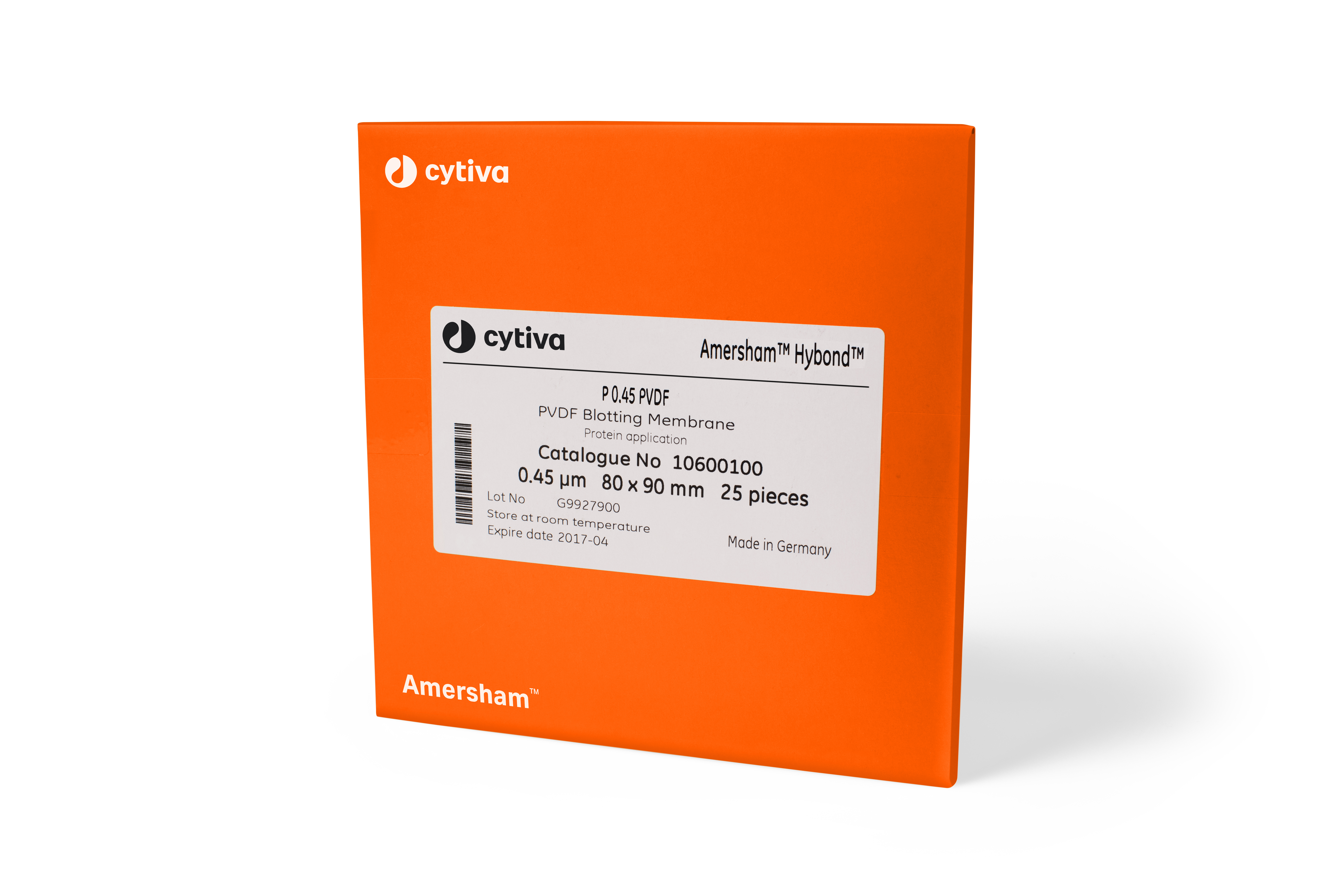 Amersham Hybond P 0.2UM/3MM PVDF 80x90MM 10/PK