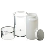 工作台Beta废物容器(带瓶),丙烯酸,聚乙烯瓶,2L容量